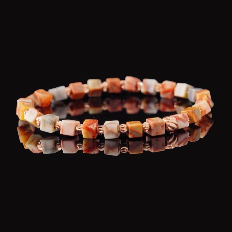 Groxiara Hematite Bracelet – Natural Crystal Jewelry for Strength & Protection