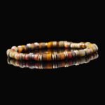 Multicolor Agate Disc Bracelet – Bohemian Natural Stone Jewelry