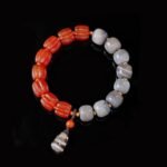 Natural Red Agate Feng Shui Pi Yao Carving Wealth Bracelet – For Prosperity & Protection