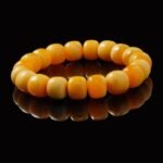 Buddha Stones Yellow Jade & Quartz Bracelet – Buddha-Inspired for Luck & Spiritual Healing