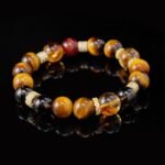 Tiger’s Eye & Black Agate Bracelet – Strength and Grounding Energy