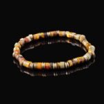 Multicolor Agate Disc Bracelet – Bohemian Natural Stone Jewelry