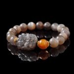 Groxiara Rare Multiflash Super Seven Quartz Crystal with Golden Back – For High Vibrations & Spiritual Awakening