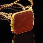 Tibetan Green Tara Thangka Necklace – Hand-Painted 3D Pendant for Protection & Compassion