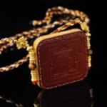 Tibetan Medicine Buddha Thangka Necklace – Hand-Painted 3D Pendant for Healing & Spiritual Protection