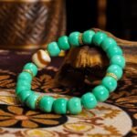 Natural Agate & Turquoise Bracelet – Buddha-Inspired for Spiritual Balance & Healing