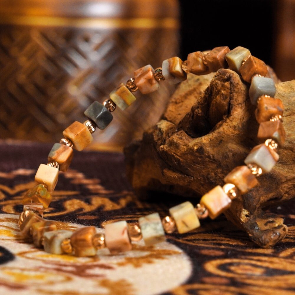 Groxiara Hematite Bracelet – Natural Crystal Jewelry for Strength & Protection