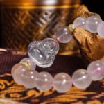 Healing Rose Quartz Bracelet – Buddha-Inspired with Natural Stones