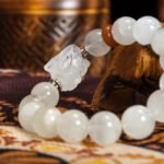 Groxiara White Rabbit Hair Quartz Bracelet – For Clarity & Spiritual Softness