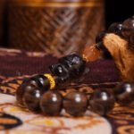 Buddha Stones Rose Quartz & Smoky Quartz Bracelet – Nine-Tailed Fox on Lotus Throne for Love & Inner Power