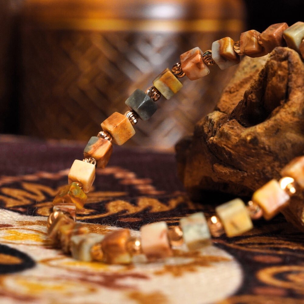 Groxiara Hematite Bracelet – Natural Crystal Jewelry for Strength & Protection