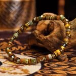Multicolor Agate Disc Bracelet – Bohemian Natural Stone Jewelry