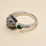 Groxiara Little Bear Ring – Sterling Silver Adjustable Ring for Protection, Love & Inner Peace