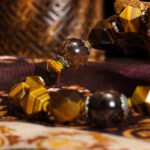 Golden Tiger Eye & Black Rutilated Quartz Bracelet – Natural Crystals for Protection & Strength