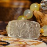 Groxiara Buddha Stones Rock Crystal Bracelet (12mm) – Spiritual Fox Talisman for Wealth & Intuition