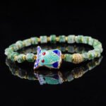 Groxiara Owl Spirit Agate & Hematite Cube Bracelet – For Insight, Protection & Inner Power
