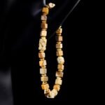 Groxiara Hematite Cube Bracelet – Picture Agate for Timeless Strength & Earth Connection