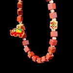 Groxiara African Red Agate & Hematite Cube Bracelet – For Passion & Vitality