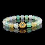 Natural Green Agate Bracelet – Healing Crystal for Health & Vitality