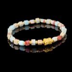 Groxiara Crazy Agate & Hematite Cube Bracelet – For Auspicious Energy & Inner Strength