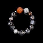 Smoky Quartz & Black Agate Healing Bracelet – High-Quality Natural Stones for Protection & Balance