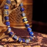 Groxiara Lapis Lazuli & Hematite Cube Bracelet – For Wisdom, Focus & Spiritual Clarity