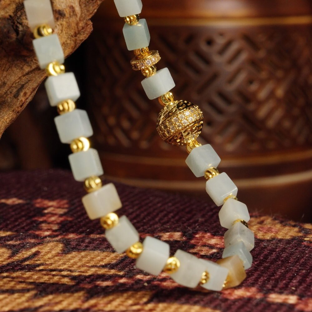 Groxiara Amazonite & Hematite Bracelet – For Grounded Confidence & Clear Decisions