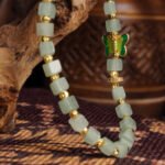Groxiara Green Aventurine Healing Stone Hematite Cube Quartz Bracelet – Balance, Vitality & Clarity