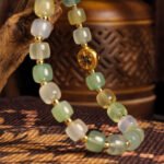 Natural Green Agate Bracelet – Healing Crystal for Health & Vitality
