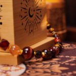 Groxiara Warrior’s Spirit Crystal Necklace – Tiger Eye, Smoky Quartz & Silver for Strength, Focus & Grounding