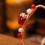 Groxiara Red Agate Copper Energy Bracelet – For Vitality, Courage & Grounding Protection