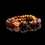 Groxiara Warrior’s Spirit Crystal Necklace – Tiger Eye, Smoky Quartz & Silver for Strength, Focus & Grounding