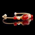 Groxiara Red Agate Copper Energy Bracelet – For Vitality, Courage & Grounding Protection