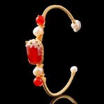 Groxiara Red Agate Copper Energy Bracelet – For Vitality, Courage & Grounding Protection