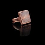 Groxiara Black Rutilated Quartz Copper Ring – Energy Shield for Strength, Focus & Spiritual Clarity