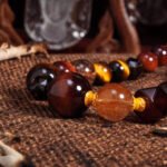 Groxiara Warrior’s Spirit Crystal Necklace – Tiger Eye, Smoky Quartz & Silver for Strength, Focus & Grounding