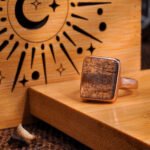 Groxiara Black Rutilated Quartz Copper Ring – Energy Shield for Strength, Focus & Spiritual Clarity