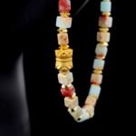 Groxiara Crazy Agate & Hematite Cube Bracelet – For Auspicious Energy & Inner Strength