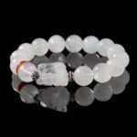 Groxiara White Rabbit Hair Quartz Bracelet – For Clarity & Spiritual Softness