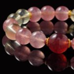 Buddha-Inspired Strawberry Quartz Bracelet – Natural Crystals for Positive Energy & Joy
