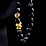 Natural Black Obsidian Buddha Bracelet – Chinese Zodiac Snake Year Protection & Healing Energy