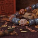 Blush Agate Skull Totem Bracelet – Sweet Protection & Soul Power