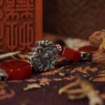 Red Agate & Sterling Silver Blessing Bracelet – Calm Strength & Heritage Charm