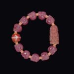 Blush Skull & Totem Bracelet – Sweet Strength & Spirit Protection