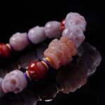Lilac Agate Skull Totem Bracelet – Death Magic & Fierce Compassion