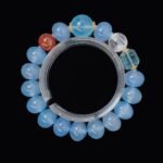 Blue Agate & Crystal Healing Bracelet – Clarity, Balance & Spiritual Energy