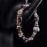 Banded Agate Skull & Bone Bracelet – Protection, Resilience & Grounding Energy