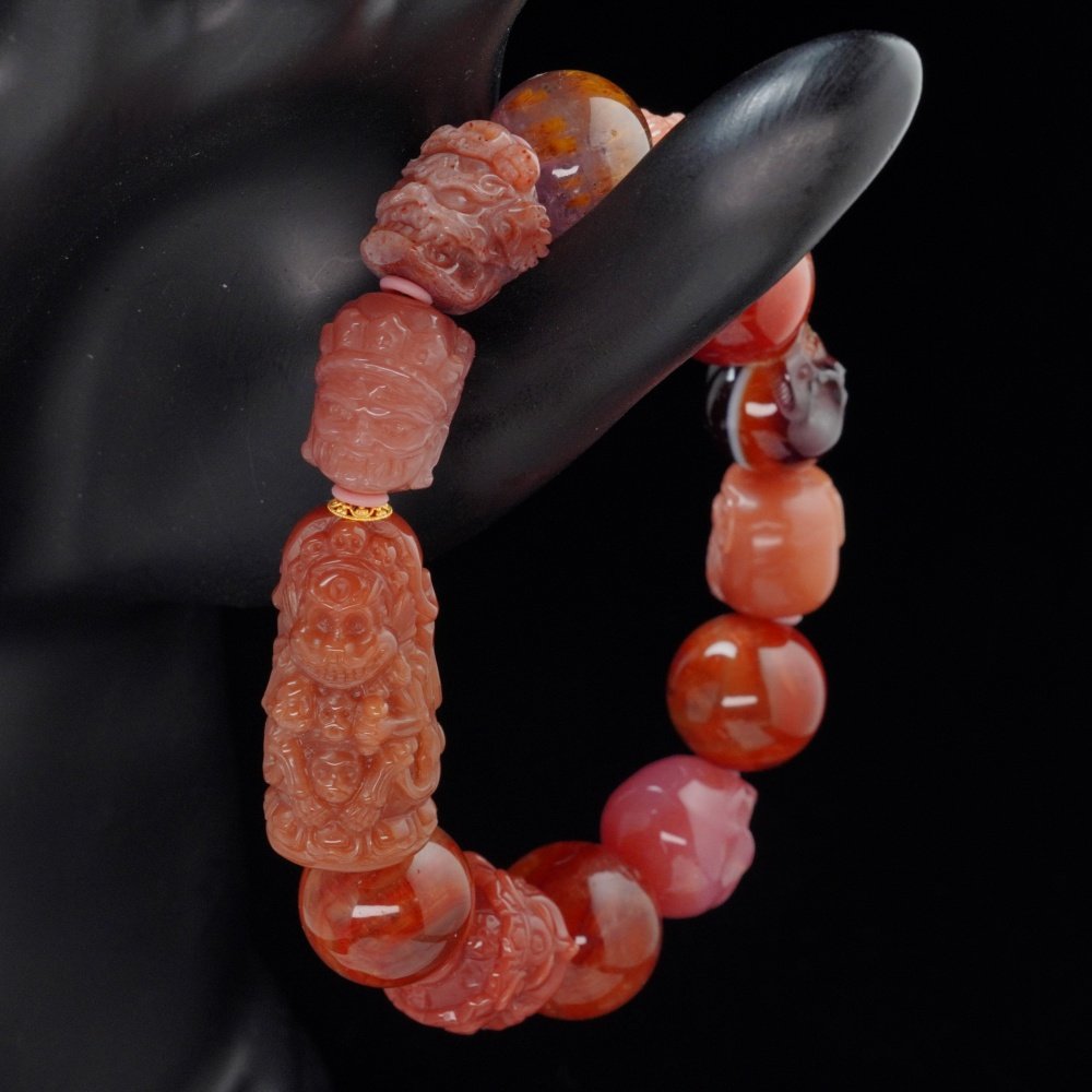 Red Agate Guardian Bracelet – Vitality, Protection & Auspicious Energy
