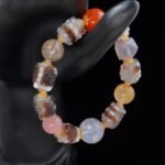 Multi-Gem Skull Guardian Bracelet – Protection, Wealth & Healing Energy