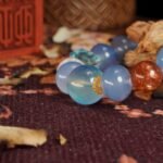 Blue Agate & Crystal Healing Bracelet – Clarity, Balance & Spiritual Energy